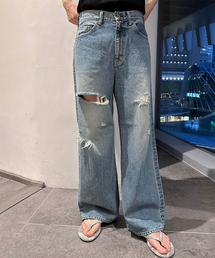 Attick by Johnbull | 【Attick by Johnbull/アティック バイ ジョンブル】別注ワイドデニム(デニムパンツ)