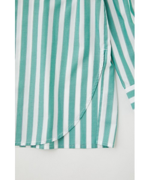 MOUSSY(マウジー)の「CANDY STRIPE シャツ(シャツ/ブラウス・レディース・ライトブルー/オレンジ系その他/グリーン系その他・FREE)」の5枚目の写真