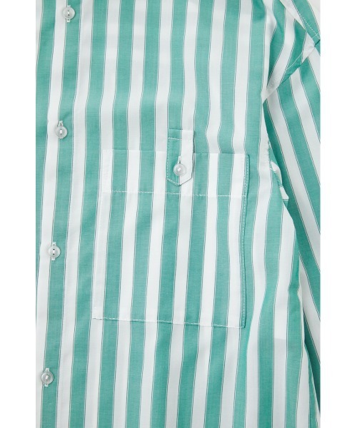 MOUSSY(マウジー)の「CANDY STRIPE シャツ(シャツ/ブラウス・レディース・ライトブルー/オレンジ系その他/グリーン系その他・FREE)」の17枚目の写真