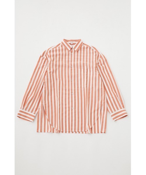 MOUSSY(マウジー)の「CANDY STRIPE シャツ(シャツ/ブラウス・レディース・ライトブルー/オレンジ系その他/グリーン系その他・FREE)」の6枚目の写真