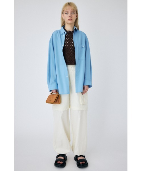 MOUSSY(マウジー)の「CANDY STRIPE シャツ(シャツ/ブラウス・レディース・ライトブルー/オレンジ系その他/グリーン系その他・FREE)」の15枚目の写真