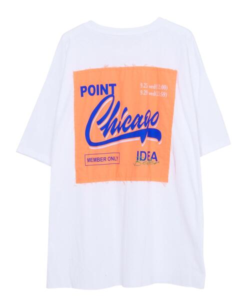 Figments(フィグメンツ)の「バックパッチビッグTシャツ(Tシャツ/カットソー・レディース・ホワイト/ブラック・FREE)」の22枚目の写真