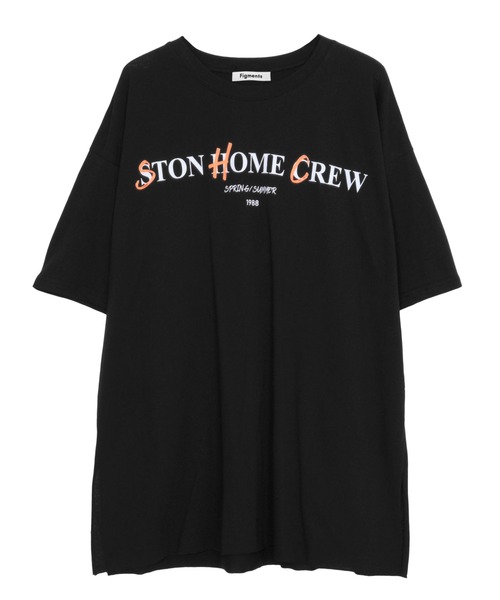 Figments(フィグメンツ)の「バックパッチビッグTシャツ(Tシャツ/カットソー・レディース・ホワイト/ブラック・FREE)」の8枚目の写真