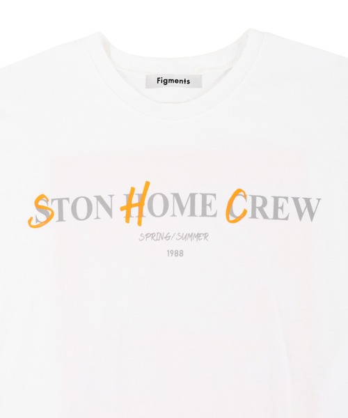 Figments(フィグメンツ)の「バックパッチビッグTシャツ(Tシャツ/カットソー・レディース・ホワイト/ブラック・FREE)」の9枚目の写真