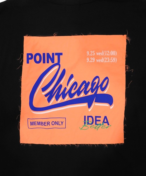 Figments(フィグメンツ)の「バックパッチビッグTシャツ(Tシャツ/カットソー・レディース・ホワイト/ブラック・FREE)」の13枚目の写真