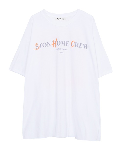 Figments(フィグメンツ)の「バックパッチビッグTシャツ(Tシャツ/カットソー・レディース・ホワイト/ブラック・FREE)」の15枚目の写真