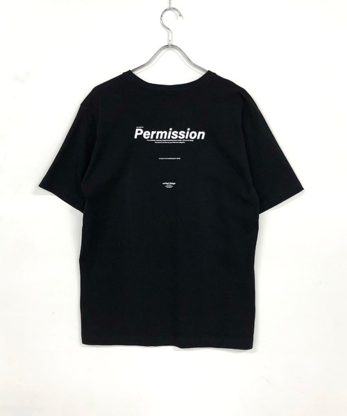 TRAP/U (トラップユー)の「ミドルウエイト コットン天竺 / 両面 ロゴ メッセージプリント クルーネック Tシャツ(半袖)(Tシャツ/カットソー・メンズ・ブラック/ブルー系その他・M/L)」の4枚目の写真