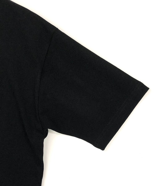 TRAP/U (トラップユー)の「ミドルウエイト コットン天竺 / 両面 ロゴ メッセージプリント クルーネック Tシャツ(半袖)(Tシャツ/カットソー・メンズ・ブラック/ブルー系その他・M/L)」の12枚目の写真
