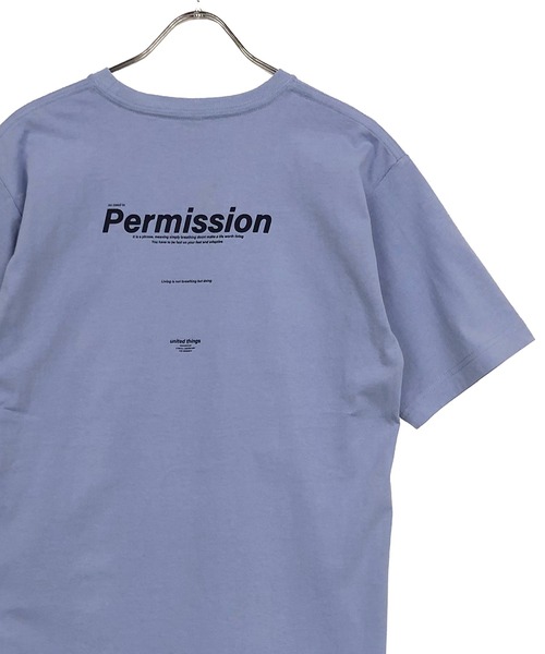 TRAP/U (トラップユー)の「ミドルウエイト コットン天竺 / 両面 ロゴ メッセージプリント クルーネック Tシャツ(半袖)(Tシャツ/カットソー・メンズ・ブラック/ブルー系その他・M/L)」の16枚目の写真