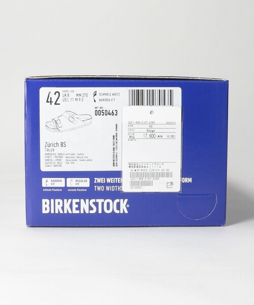 BIRKENSTOCK（ビルケンシュトック）の「＜BIRKENSTOCK＞チューリッヒ スエード ベージュ サンダル（サンダル・メンズ・ベージュ・40/41/42/43）」の11枚目の写真