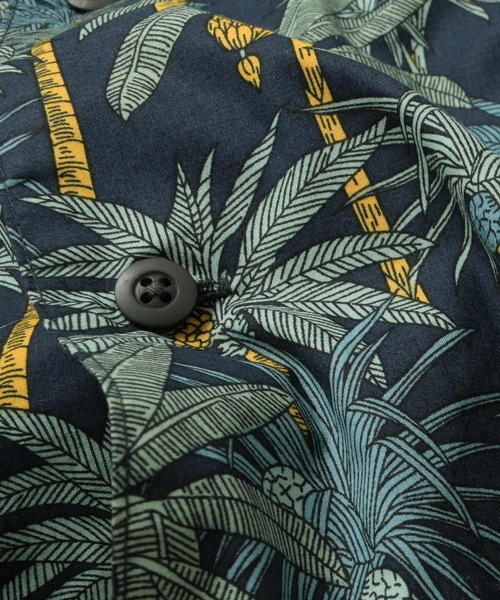 GLAZOS（グラソス）の「コットン・リゾートプリントビッグ半袖開襟シャツ（シャツ/ブラウス・キッズ・ホワイト/ネイビー・160cm/170cm/150cm/140cm）」の19枚目の写真