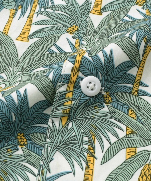 GLAZOS（グラソス）の「コットン・リゾートプリントビッグ半袖開襟シャツ（シャツ/ブラウス・キッズ・ホワイト/ネイビー・160cm/170cm/150cm/140cm）」の21枚目の写真