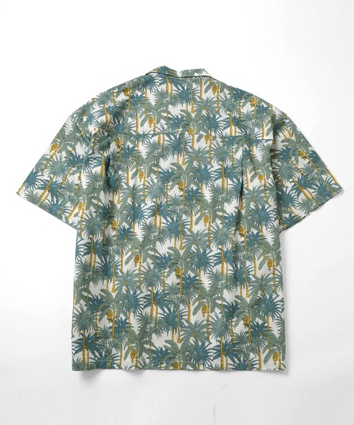 GLAZOS（グラソス）の「コットン・リゾートプリントビッグ半袖開襟シャツ（シャツ/ブラウス・キッズ・ホワイト/ネイビー・160cm/170cm/150cm/140cm）」の17枚目の写真