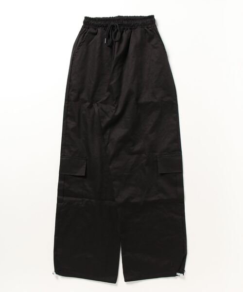 ムラサキスポーツ（ムラサキスポーツ）の「【ムラサキスポーツ限定】KOREA コリア/コットンワイドカーゴパンツ K-BELPOST3F26（カーゴパンツ・レディース・ブラック/グレイッシュブルー/スモークピンク・FREE）」の19枚目の写真