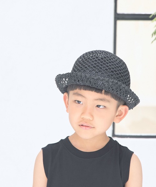 LOWRYS FARM(ローリーズファーム)の「スカシランプHAT 177331(ハット・キッズ・ブラウン/ブラック・FREE)」の1枚目の写真