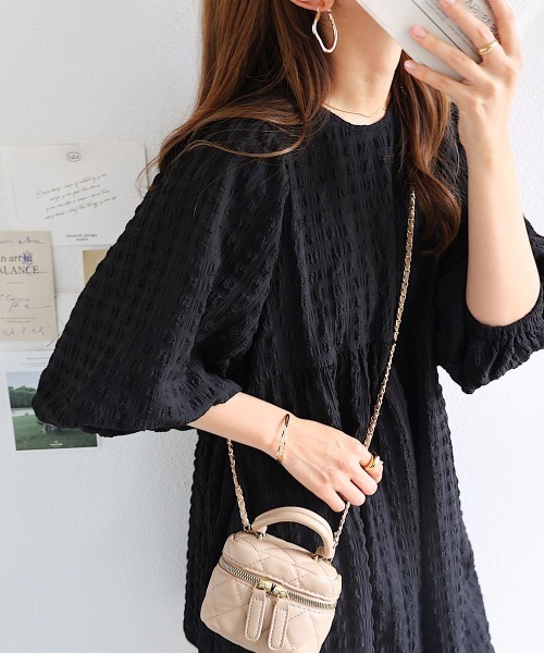 美品✨️バーバリー ピンク チェック柄 ペプラム カットソー ロング丈 チュニック 美品✨️バーバリー ピンク チェック柄 ペプラム カットソー