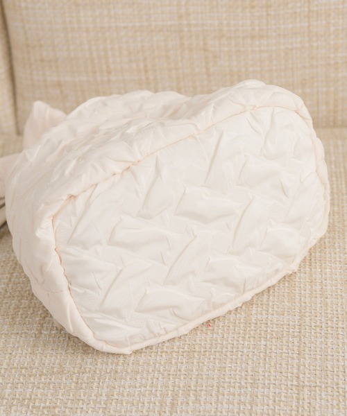 RETRO GIRL(レトロガール)の「ポコポコ巾着ショルダーBAG(ショルダーバッグ・レディース・ベージュ/ブラック/アイボリー・FREE)」の12枚目の写真