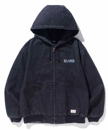 XLARGE | HOODED DENIM WORK JACKET(ブルゾン)