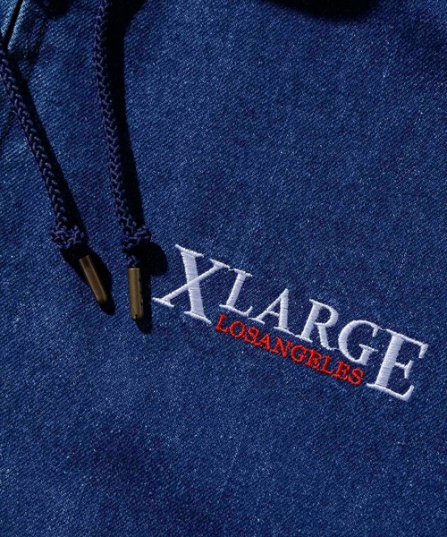 XLARGE(エクストララージ)の「HOODED DENIM WORK JACKET(ブルゾン・メンズ・インディゴブルー/ブラック・XL/M/L/S)」の5枚目の写真