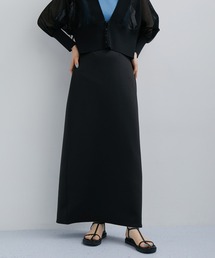 ADAM ET ROPE' | 【サステナブル・セットアップ対応】セミフレアダンボールスカート(スカート)