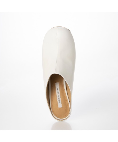 Mode et Jacomo（モードエジャコモ）の「オブリークトゥミュールパンプス（サンダル・レディース・ホワイト/ブラック・23.5cm/24cm/24.5cm/23cm/22.5cm）」の12枚目の写真