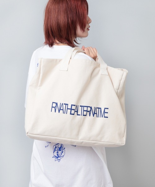 RNA（アールエヌエー）の「E4929 ＢＩＧショルダーバッグ（ショルダーバッグ・レディース・インディゴブルー/キナリ・FREE）」の2枚目の写真