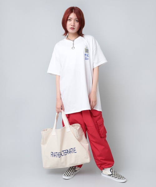 RNA（アールエヌエー）の「E4929 ＢＩＧショルダーバッグ（ショルダーバッグ・レディース・インディゴブルー/キナリ・FREE）」の7枚目の写真