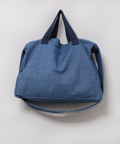 RNA（アールエヌエー）の「E4929 ＢＩＧショルダーバッグ（ショルダーバッグ・レディース・インディゴブルー/キナリ・FREE）」の5枚目の写真