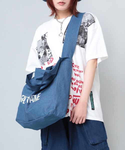 RNA（アールエヌエー）の「E4929 ＢＩＧショルダーバッグ（ショルダーバッグ・レディース・インディゴブルー/キナリ・FREE）」の9枚目の写真