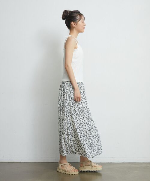 RETRO GIRL(レトロガール)の「楊柳プリーツSK(スカート・レディース・オレンジ/ホワイト系その他/ブラック/ナチュラル・FREE)」の20枚目の写真
