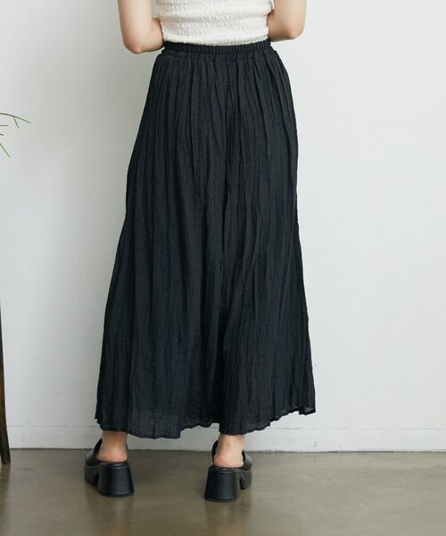 RETRO GIRL(レトロガール)の「楊柳プリーツSK(スカート・レディース・オレンジ/ホワイト系その他/ブラック/ナチュラル・FREE)」の22枚目の写真