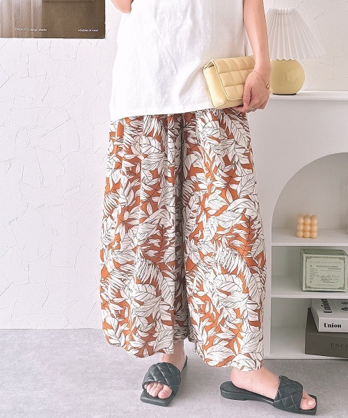 nissen（ニッセン）の「【接触冷感】ふんわりスカート見えパンツ（その他パンツ・レディース・ネイビー/マスタード/ブラック系その他/ブラック/オレンジ/グリーン/オレンジ系その他/グリーン系その他/ブラック系その他2/ネイビー系1・L/M/LL/S）」の10枚目の写真