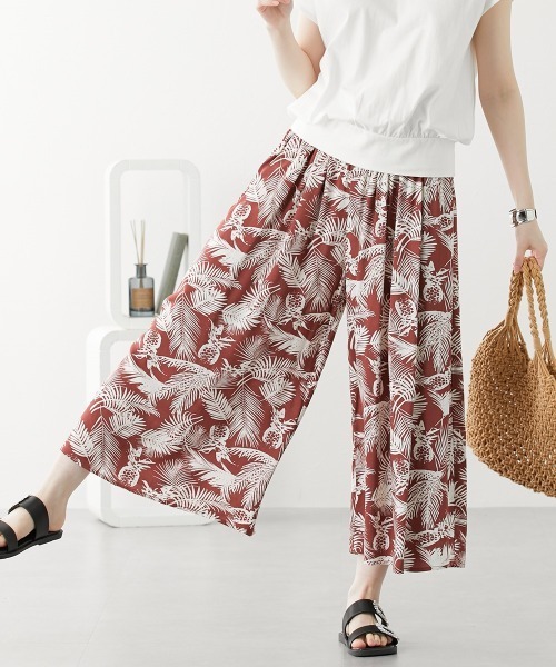 nissen（ニッセン）の「【接触冷感】ふんわりスカート見えパンツ（その他パンツ・レディース・ネイビー/マスタード/ブラック系その他/ブラック/オレンジ/グリーン/オレンジ系その他/グリーン系その他/ブラック系その他2/ネイビー系1・L/M/LL/S）」の13枚目の写真