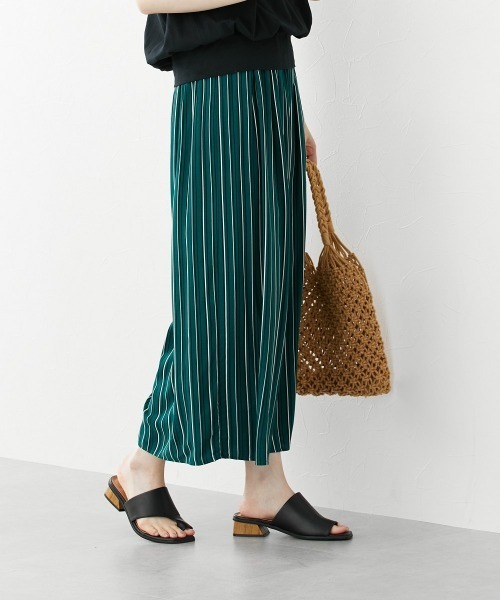 nissen（ニッセン）の「【接触冷感】ふんわりスカート見えパンツ（その他パンツ・レディース・ネイビー/マスタード/ブラック系その他/ブラック/オレンジ/グリーン/オレンジ系その他/グリーン系その他/ブラック系その他2/ネイビー系1・L/M/LL/S）」の15枚目の写真