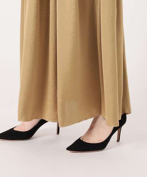 AP STUDIO vintage satin gather スカート AP STUDIO（エーピーストゥディオ）の「vintage satin gather