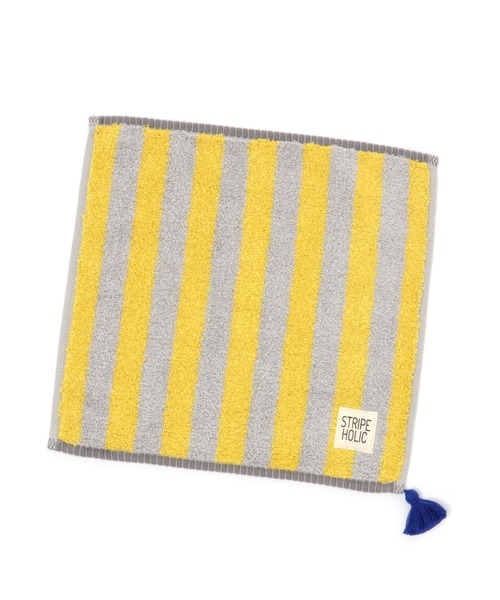 BAYFLOW（ベイフロー）の「[肌さわり抜群!]ストライプハンカチタオル25×25cm（ハンカチ/ハンドタオル・レディース・イエロー/ブルー/ネイビー/ベージュ/ピンク・0）」の19枚目の写真