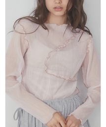 merry jenny | シアーメローチュニック(Tシャツ/カットソー)