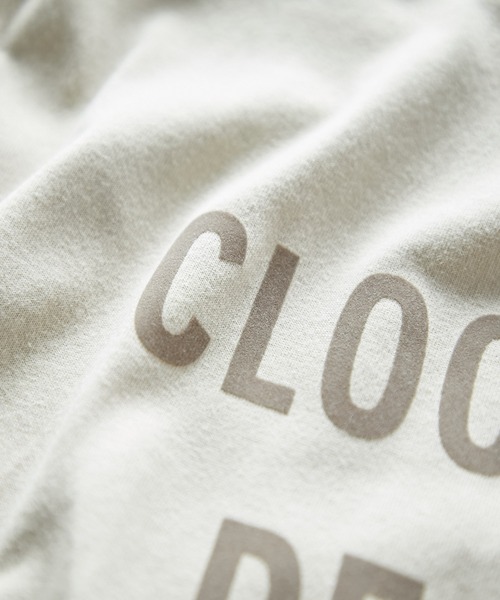 un dix cors(アンディコール)の「CLOCHETEEフロッキーロゴTシャツ(Tシャツ/カットソー・レディース・ベージュ/オフホワイト/チャコールグレー・FREE)」の14枚目の写真