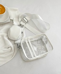 Mayree（メイリー）の「FReePLACe/ポーチ付きクリアカラーショルダーバッグ X12045（ショルダーバッグ）」