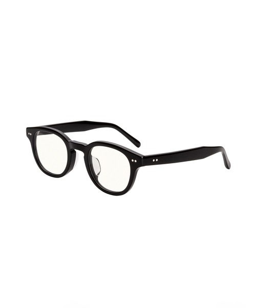 Zoff（ゾフ）の「【WEB限定】ウェリントン型PCメガネ｜ブルーライトカット｜33%カットブルーライトカットレンズ｜太縁｜黒縁｜ユニセックス｜CLASSIC（メガネ・レディース・ブラウン/ブラック・FREE）」の6枚目の写真