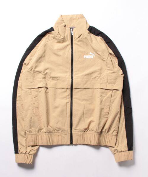 PUMA　CORE HERITAGE ウーブン ウラトリコット ジャケット　L Amazon | [プーマ] 撥水 袖ライン ブルゾン アウター CORE