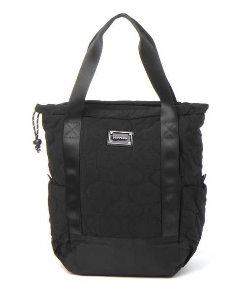 BAYFLOW（ベイフロー）の「キルトライトデイパック（バックパック/リュック・レディース・ブラック/カーキ・FREE）」の2枚目の写真