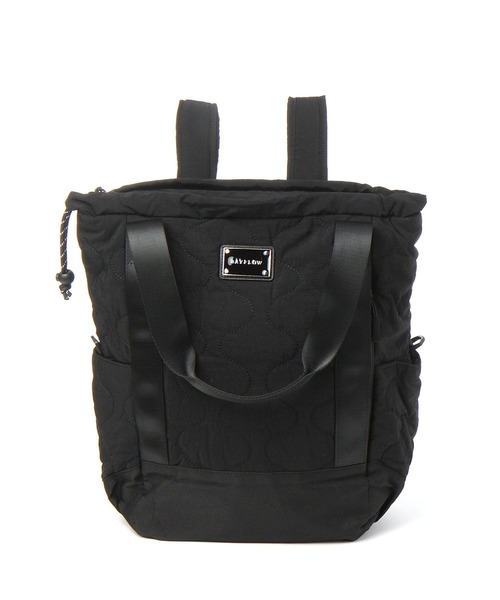 BAYFLOW（ベイフロー）の「キルトライトデイパック（バックパック/リュック・レディース・ブラック/カーキ・FREE）」の3枚目の写真