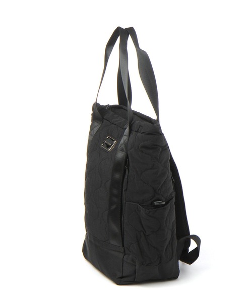 BAYFLOW（ベイフロー）の「キルトライトデイパック（バックパック/リュック・レディース・ブラック/カーキ・FREE）」の4枚目の写真