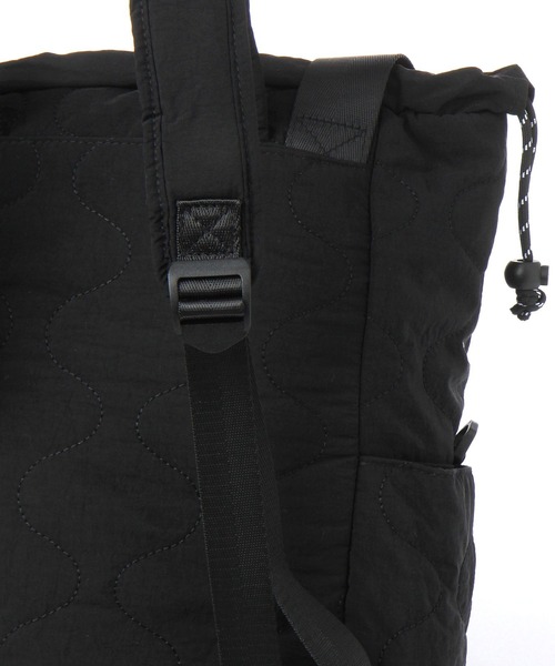 BAYFLOW（ベイフロー）の「キルトライトデイパック（バックパック/リュック・レディース・ブラック/カーキ・FREE）」の14枚目の写真