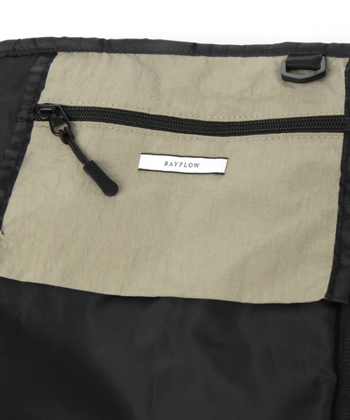 BAYFLOW（ベイフロー）の「キルトライトデイパック（バックパック/リュック・レディース・ブラック/カーキ・FREE）」の16枚目の写真