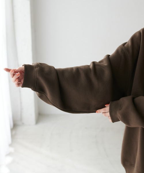 DISCOAT(ディスコート)の「【ユニセックス】BOISE刺繍ロゴスウェット《WEB限定》(スウェット・レディース・ブラウン/ブラック/ライトベージュ・FREE)」の16枚目の写真