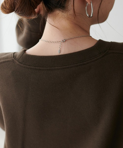 DISCOAT(ディスコート)の「【ユニセックス】BOISE刺繍ロゴスウェット《WEB限定》(スウェット・レディース・ブラウン/ブラック/ライトベージュ・FREE)」の18枚目の写真