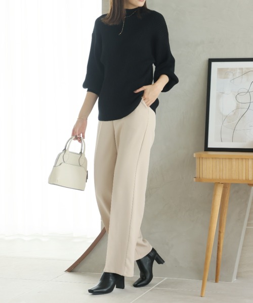 VIVIAN（ヴィヴィアン）の「スクエアトゥプレートヒールストレッチショートブーツ（ブーツ・レディース・ダークブラウン/ブラック/アイボリー/ブラック系その他3/グレー/グレー系その他7・M/LL/L/S/SS）」の13枚目の写真