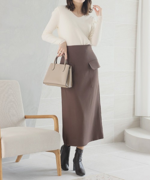 VIVIAN（ヴィヴィアン）の「スクエアトゥプレートヒールストレッチショートブーツ（ブーツ・レディース・ダークブラウン/ブラック/アイボリー/ブラック系その他3/グレー/グレー系その他7・M/LL/L/S/SS）」の17枚目の写真